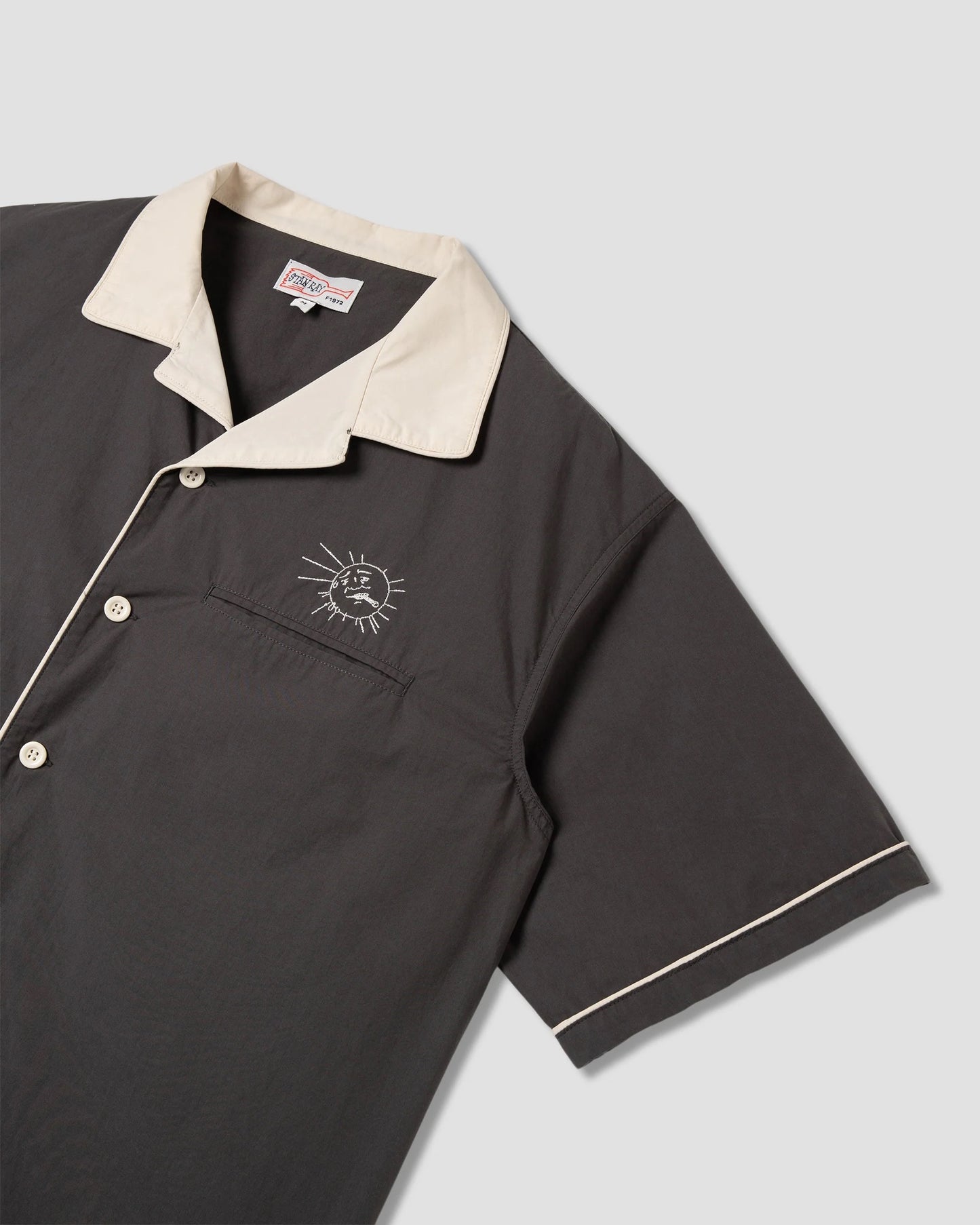 SS Bowling Shirt - Raven Black