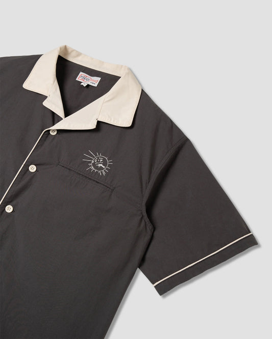 SS Bowling Shirt - Raven Black