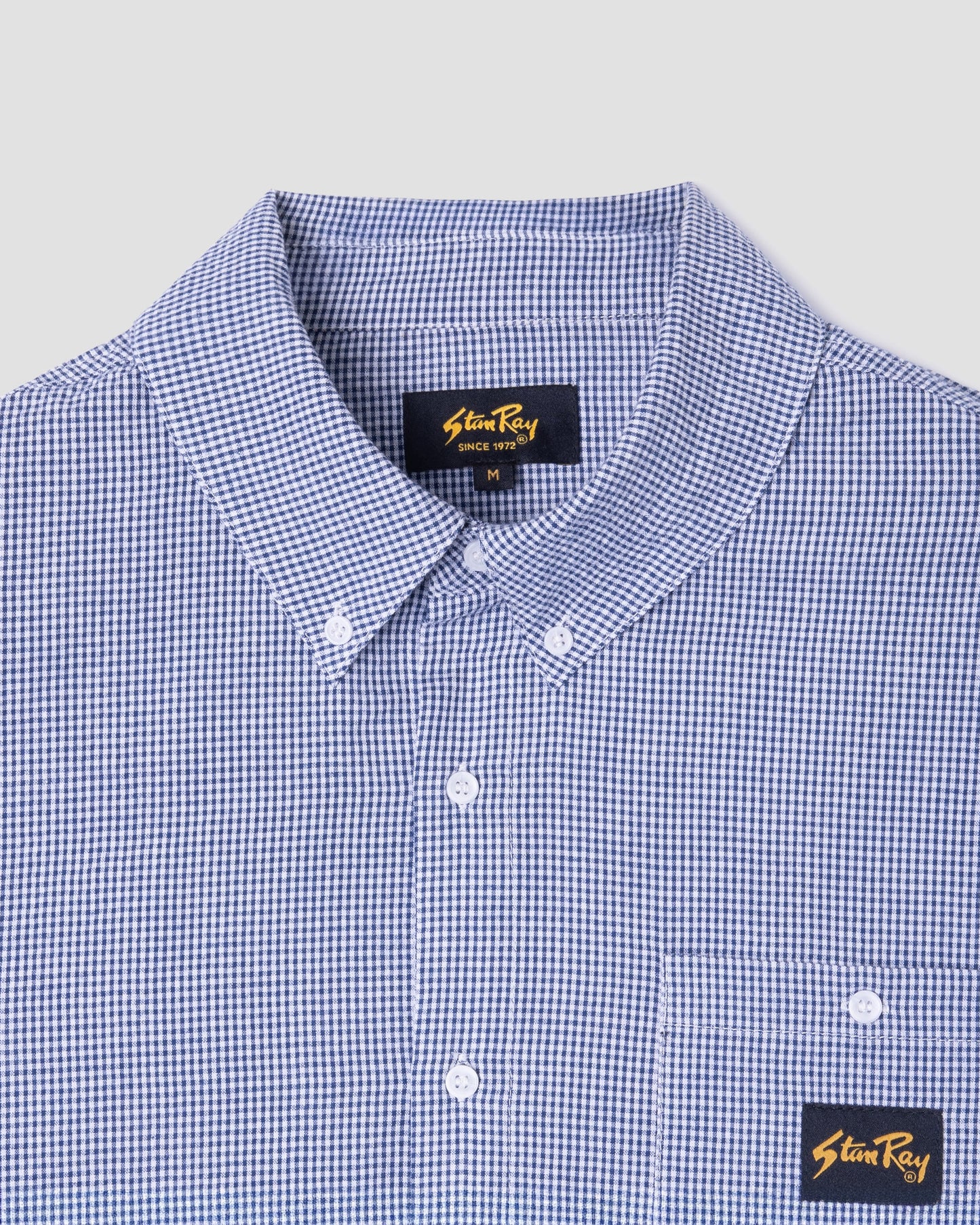 SS Flannel Shirt - Blue Gingham