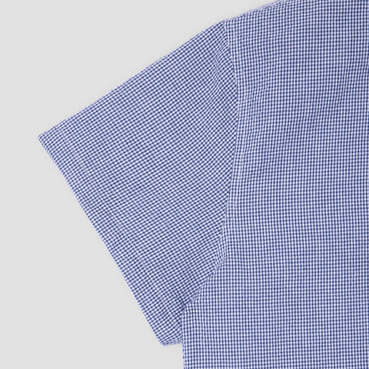 SS Flannel Shirt - Blue Gingham
