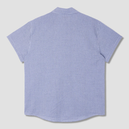 SS Flannel Shirt - Blue Gingham