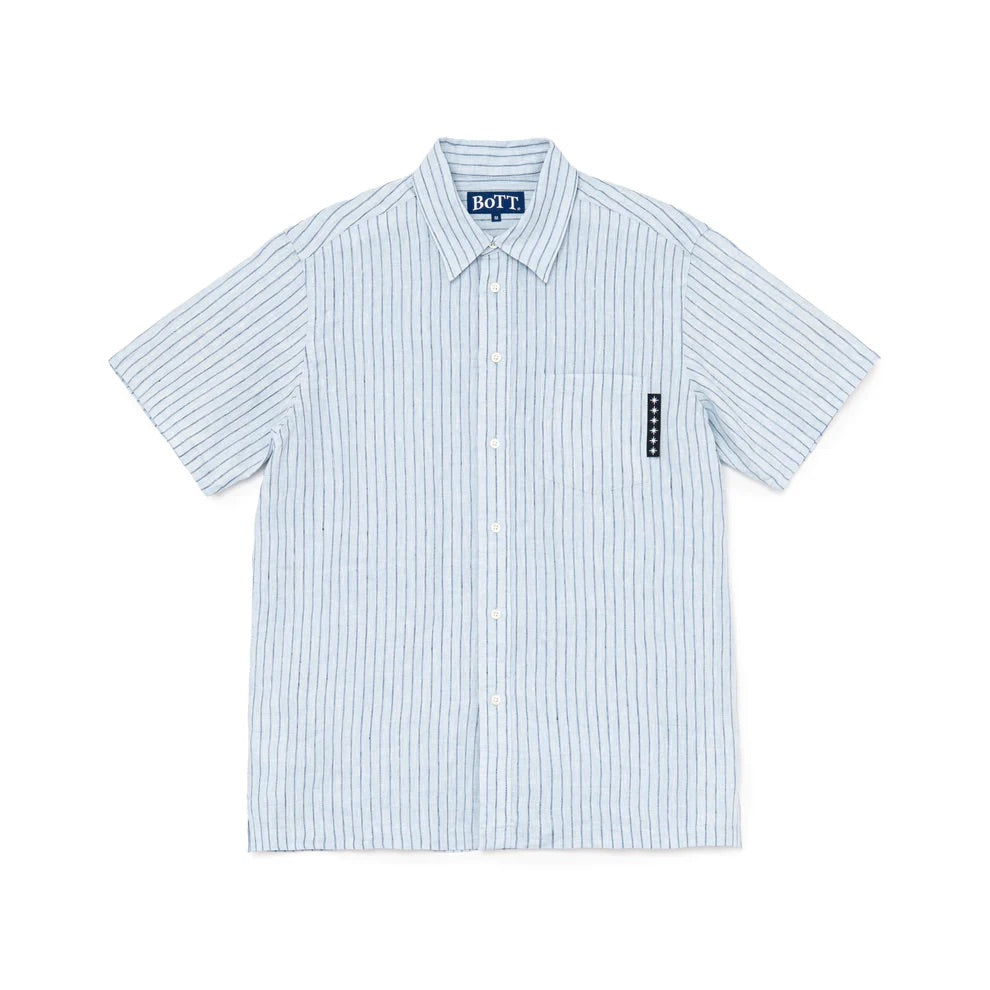 Striped SS Shirt - Light Blue