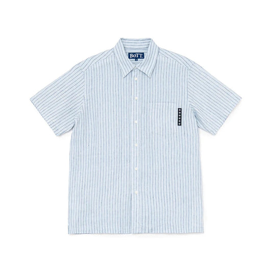 Striped SS Shirt - Light Blue