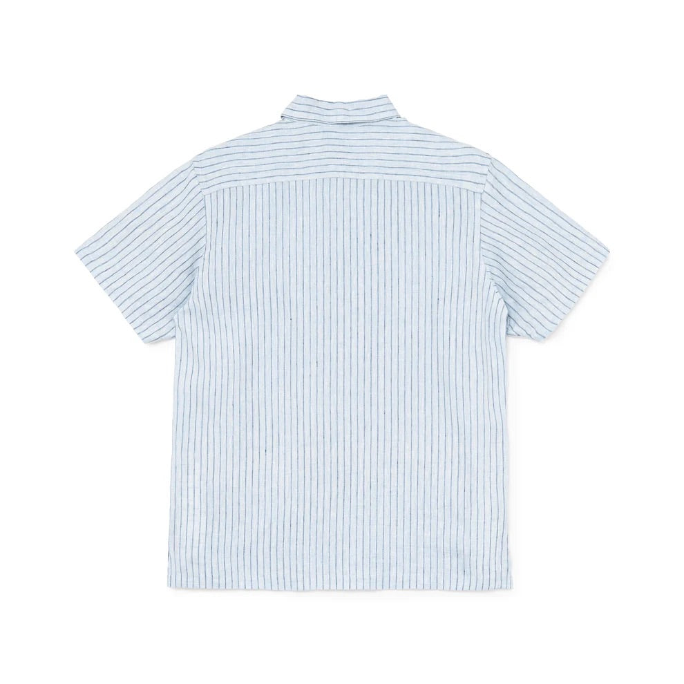 Striped SS Shirt - Light Blue