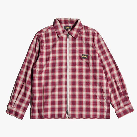 Zip Shirt - Red Check