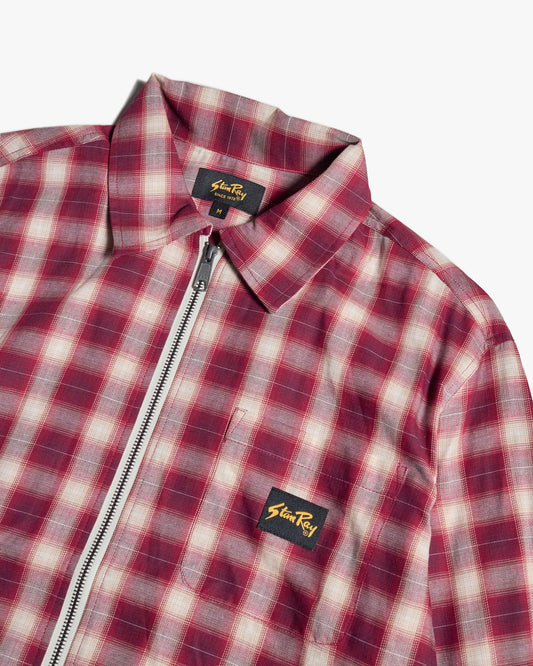 Zip Shirt - Red Check