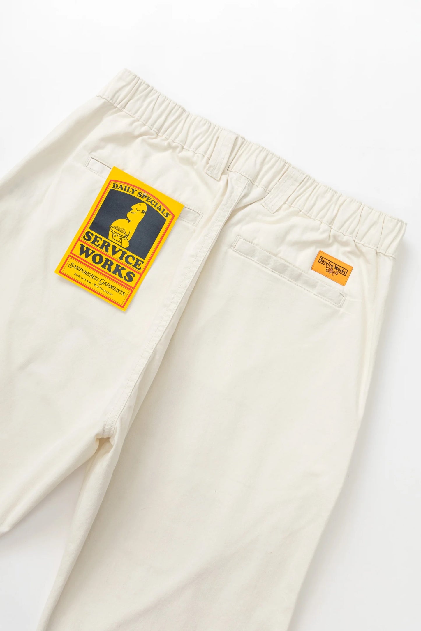 Twill Waiter Pants - Off White