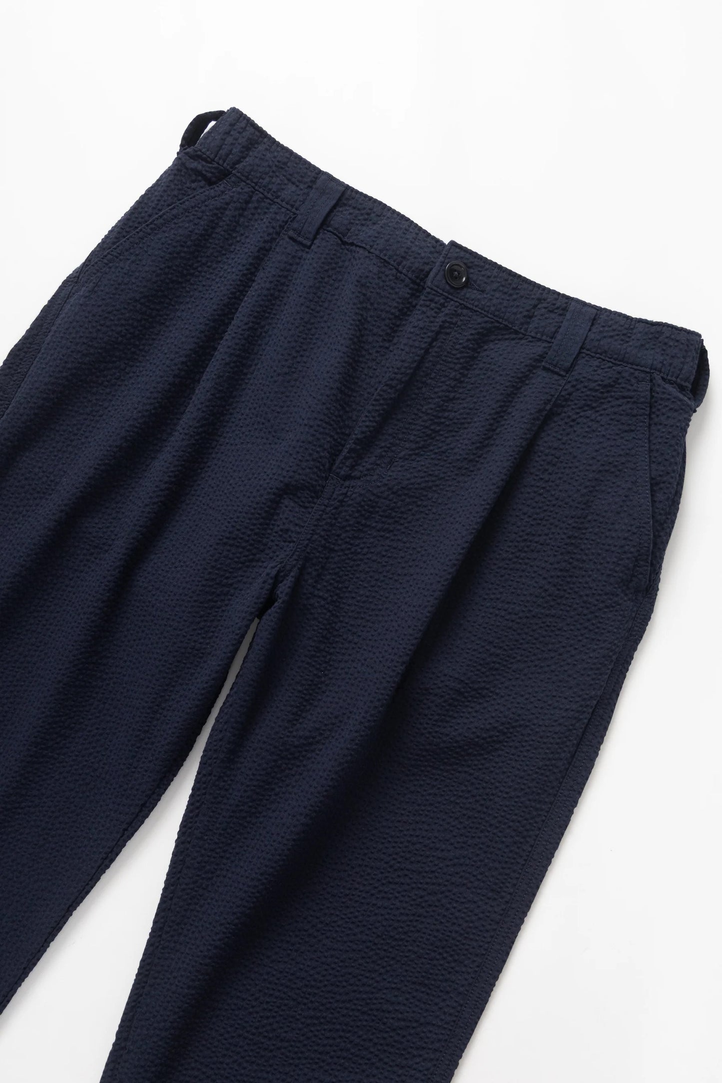 Seersucker Waiter Pants - Dark Navy