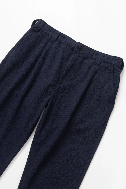 Seersucker Waiter Pants - Dark Navy