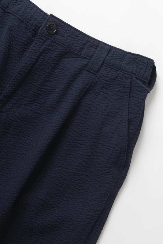 Seersucker Waiter Pants - Dark Navy