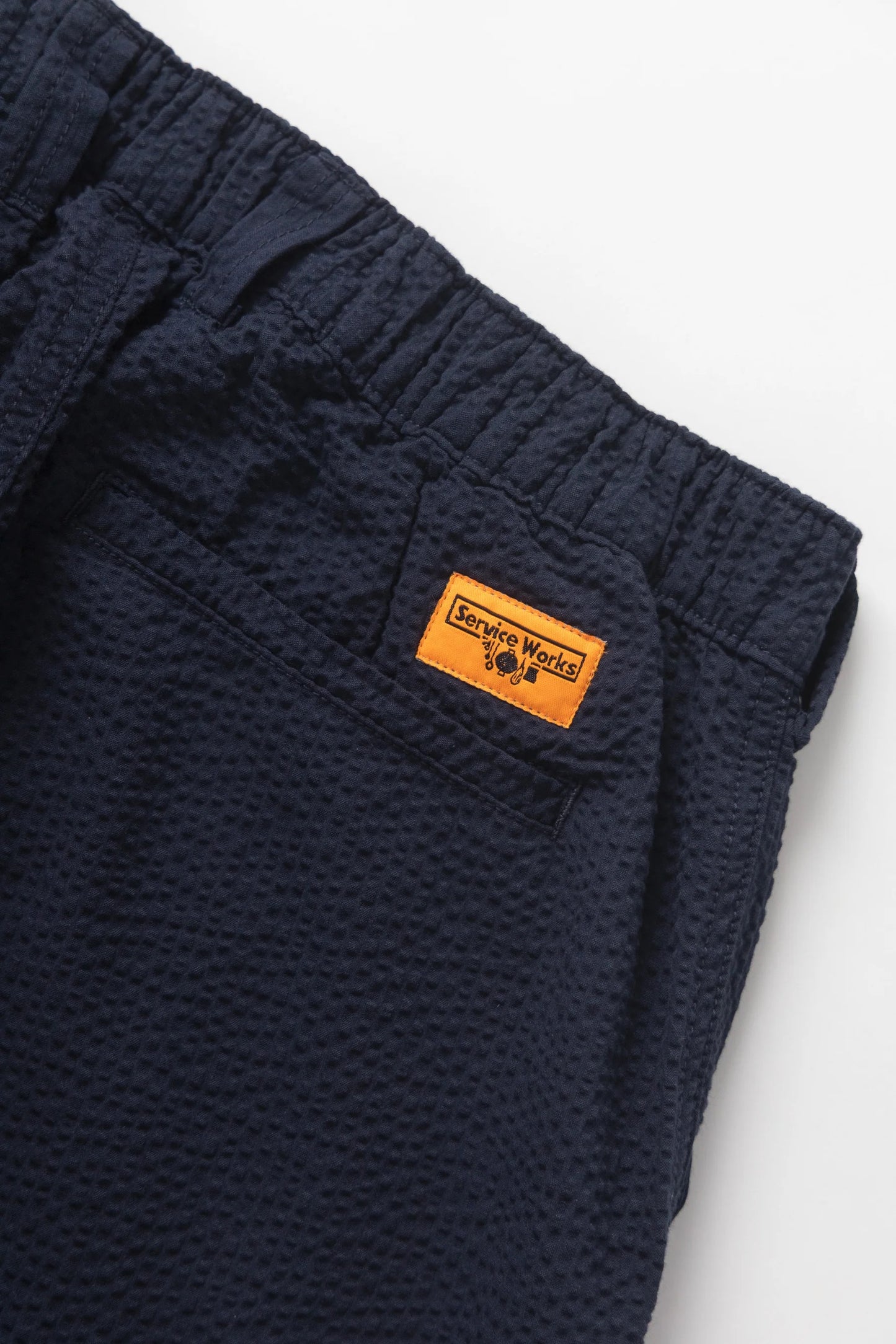 Seersucker Waiter Pants - Dark Navy