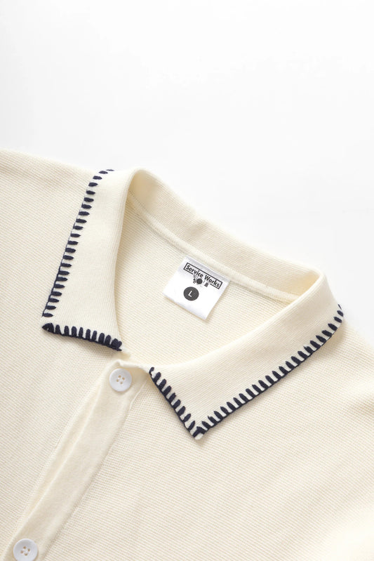 Blanket Stitch Knit - Off White