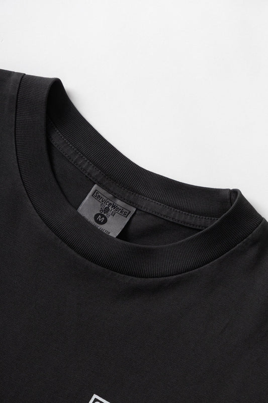 Pigment Dyed Trademark Tee - Black