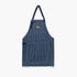 Pinstripe Denim Apron - Indigo
