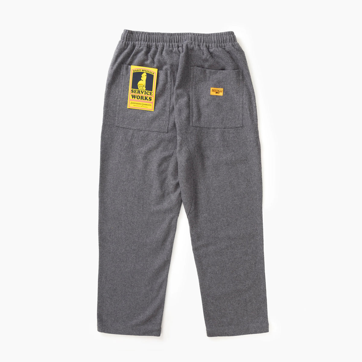 Flannel Chef Pants - Charcoal