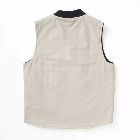 Canvas Work Vest - Stone
