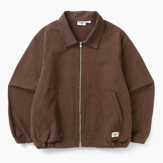 Twill Work Jacket - Brown