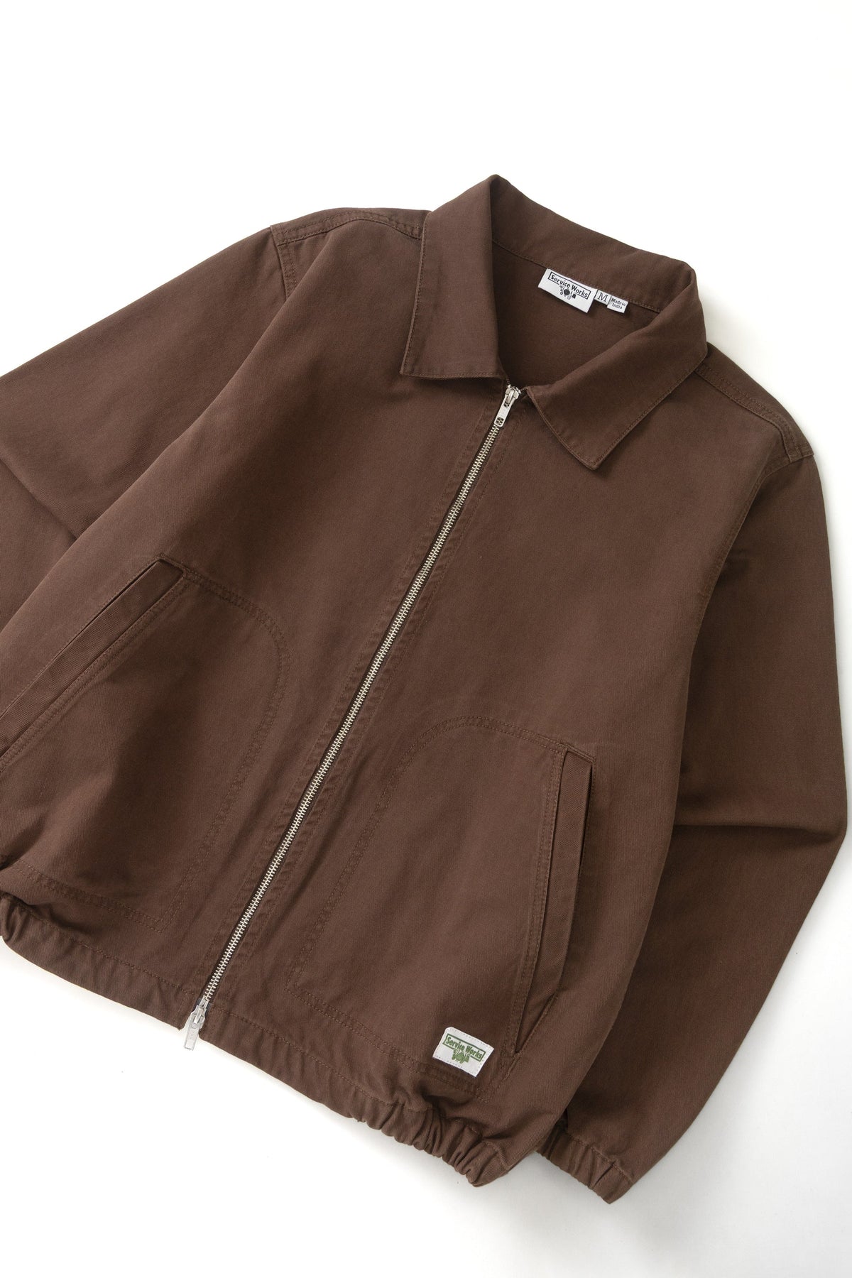 Twill Work Jacket - Brown