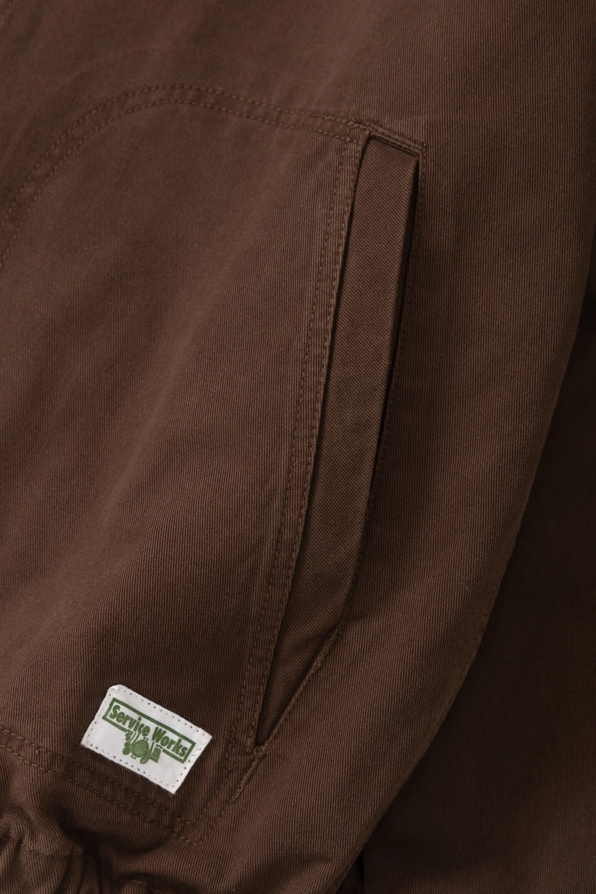 Twill Work Jacket - Brown