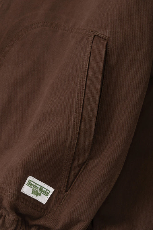 Twill Work Jacket - Brown