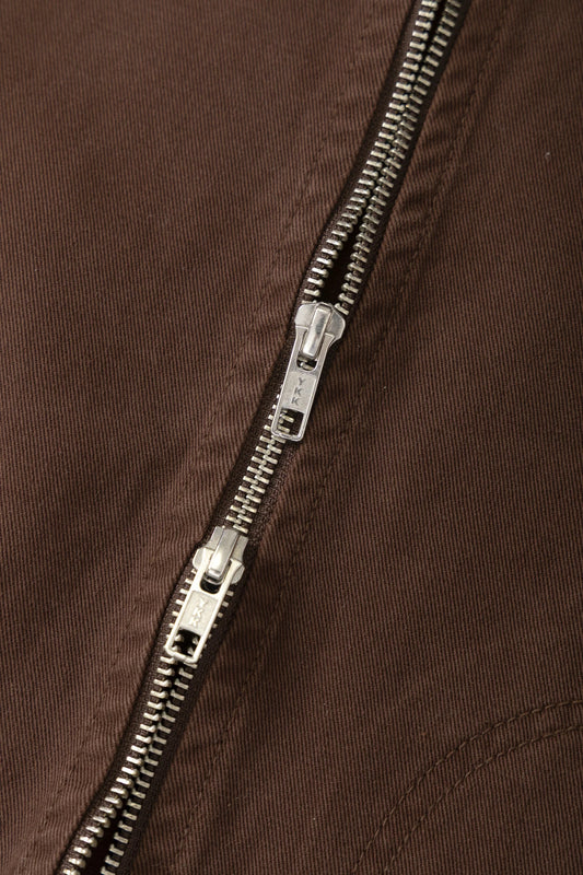 Twill Work Jacket - Brown