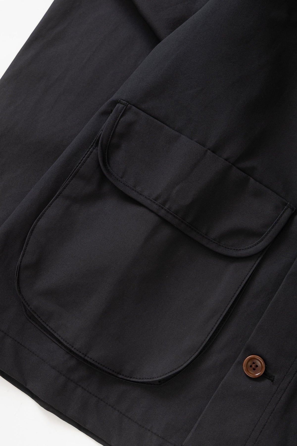 Waxed Barn Coat - Black