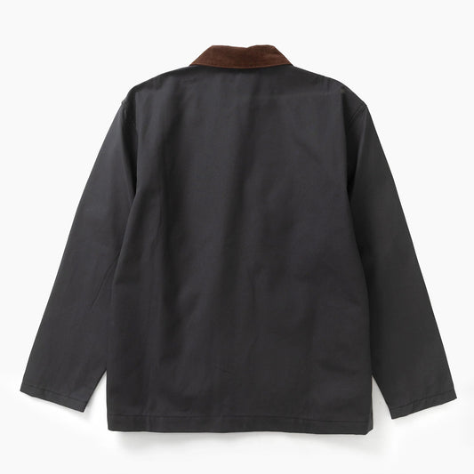 Waxed Barn Coat - Black
