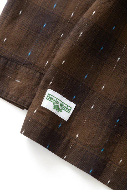 Drag Stitch Resort Shirt - Brown