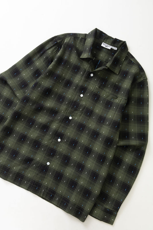 Drag Stitch Resort Shirt - Olive