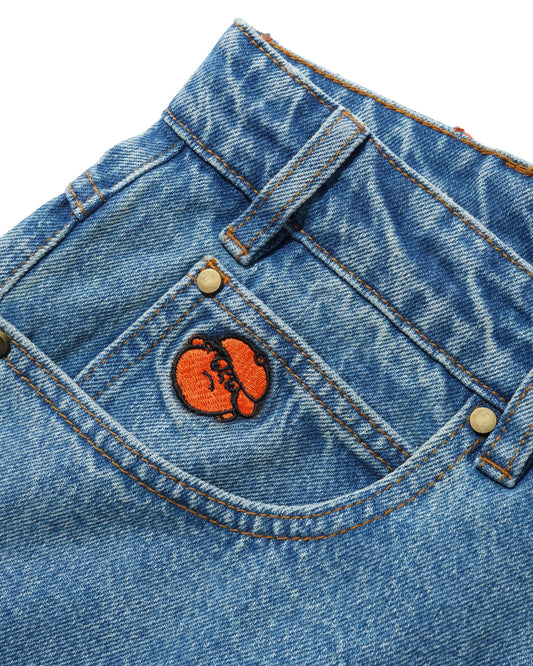 Santosuosso Denim Jeans - Distressed Indigo