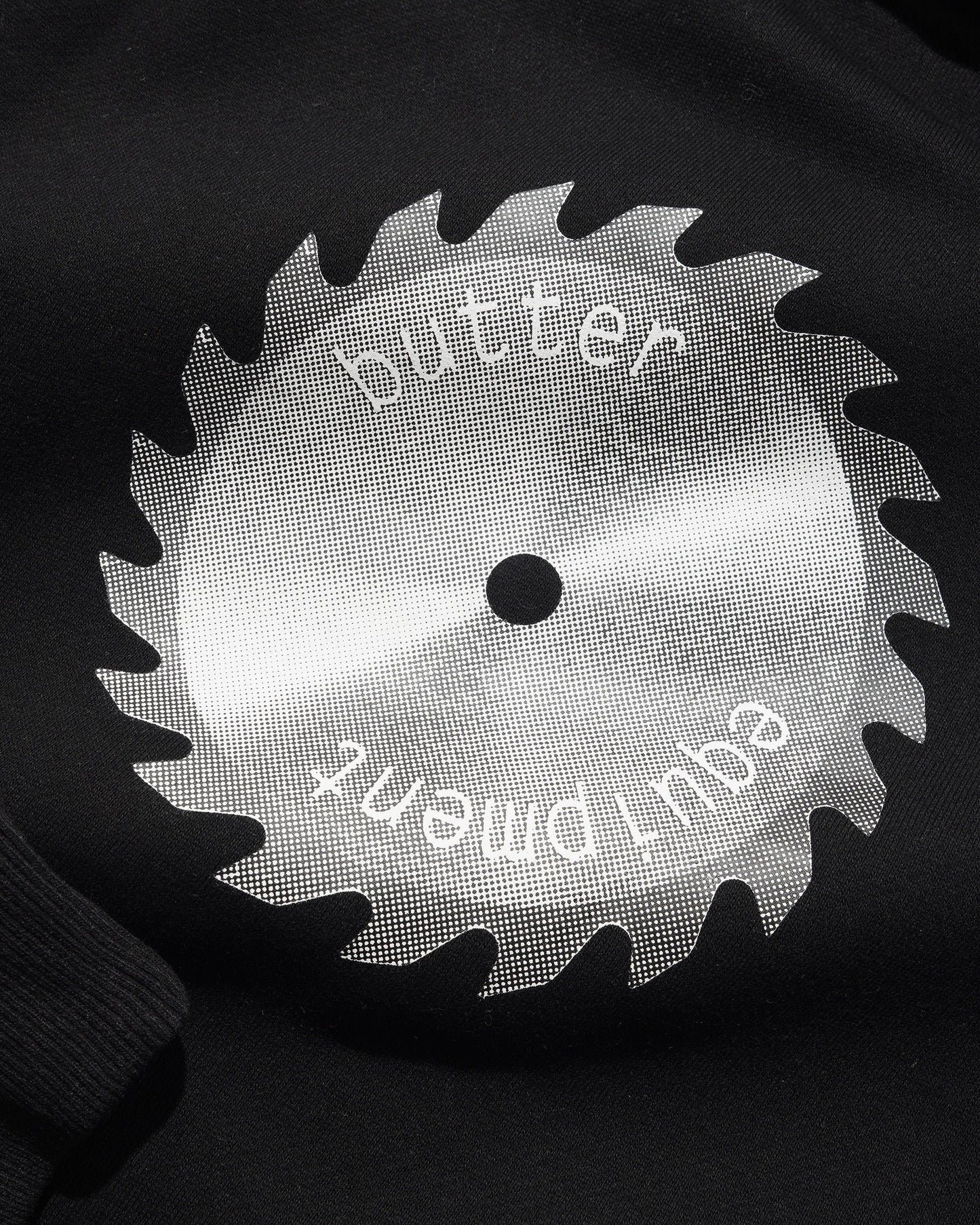 Saw Blade Pullover Hood - Black