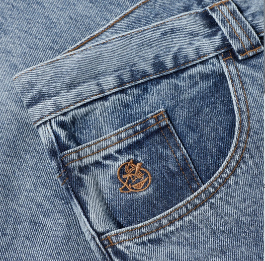 93 Pants - Heavy Washed Blue