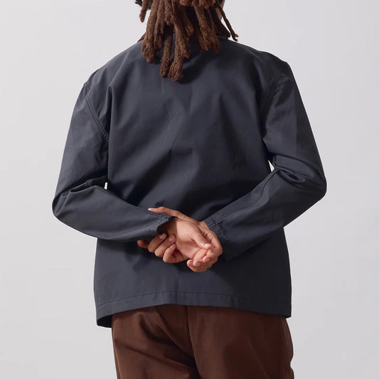 Waxed Barn Coat - Black