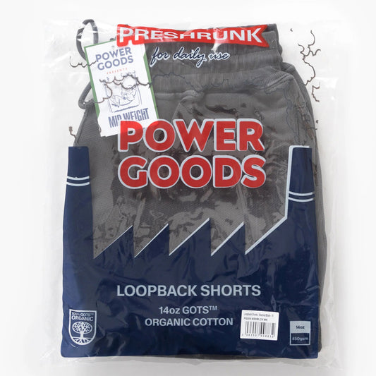Loopback Sweat Shorts - Washed Black