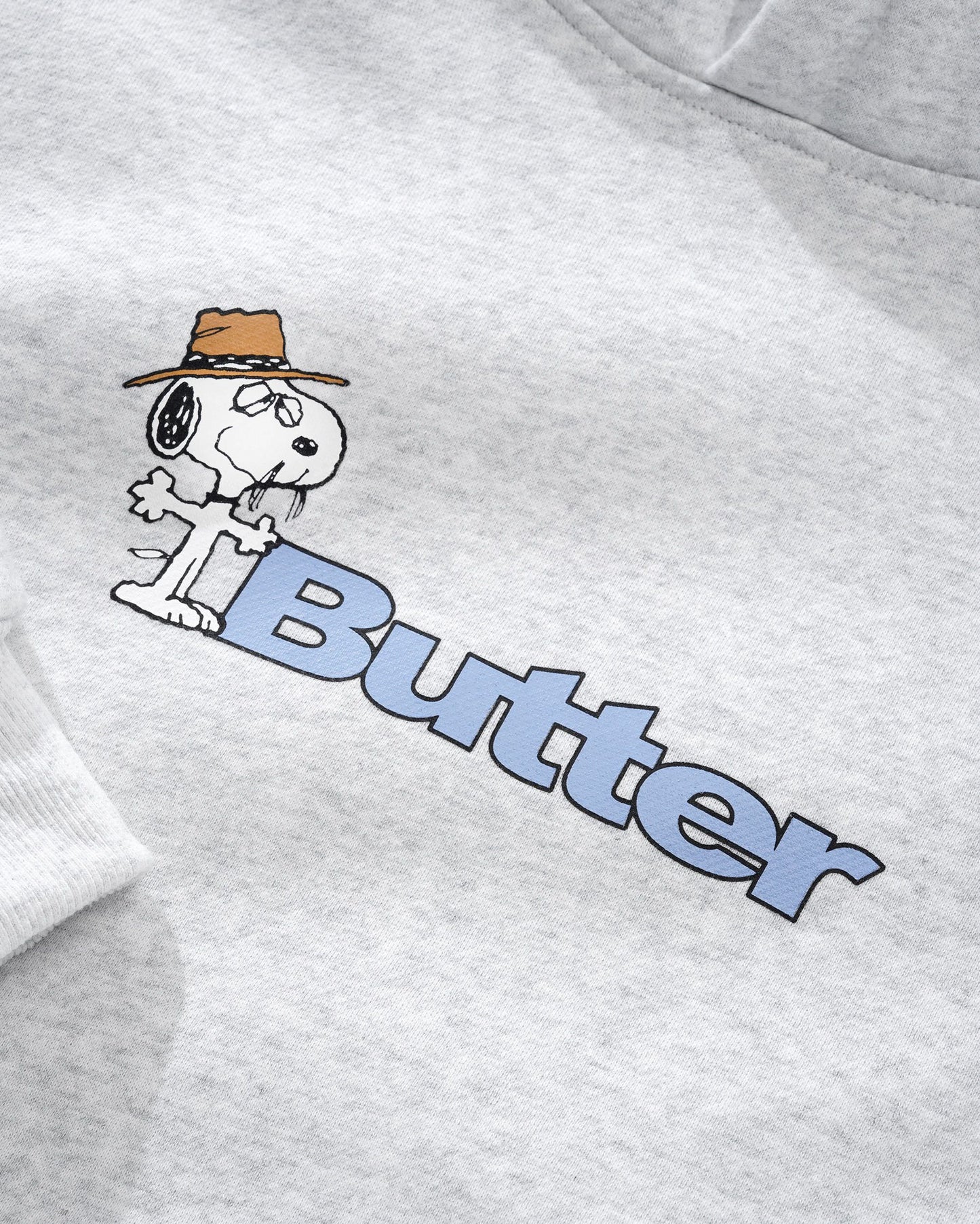 Peanuts Spike Logo Pullover Hood - Ash