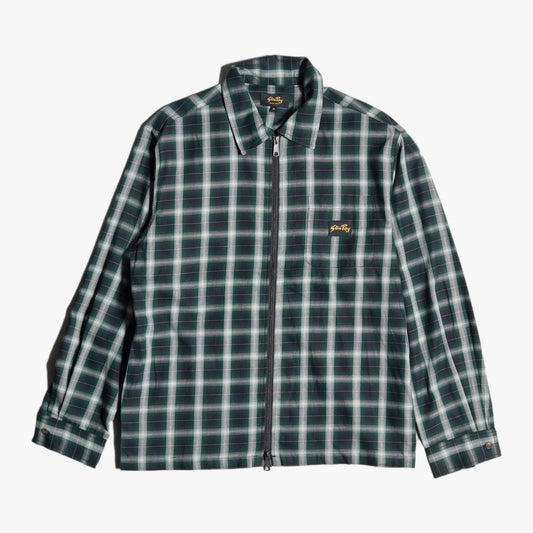 Zip Shirt - Green Check