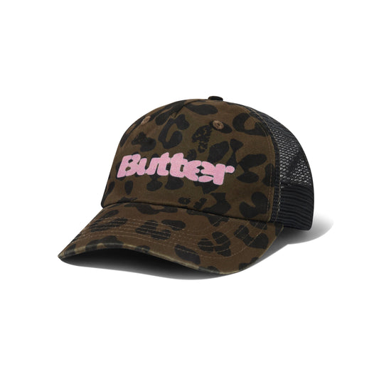 Stencil Trucker Cap - Leopard