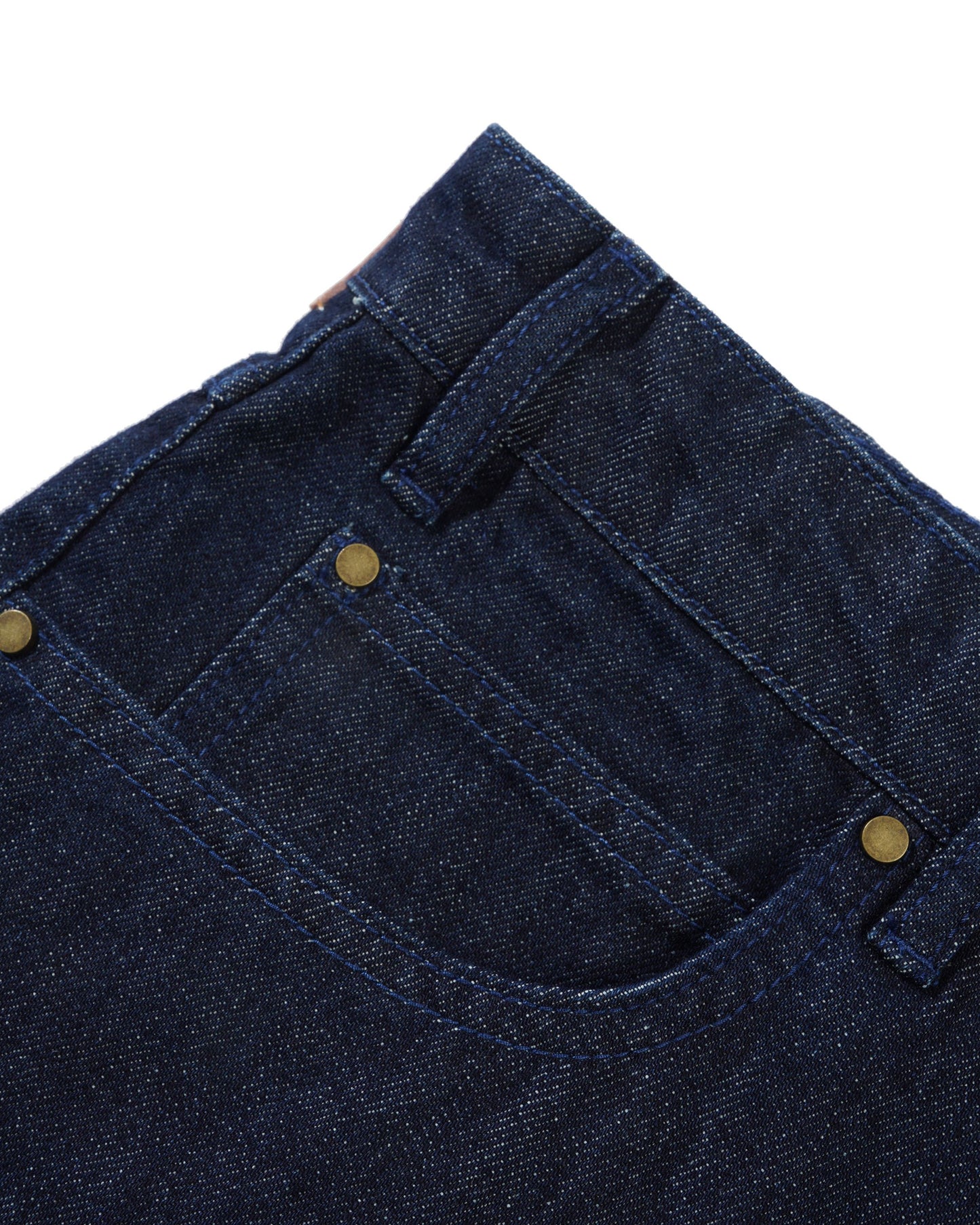 Straight Leg Denim Jeans - Dark Indigo