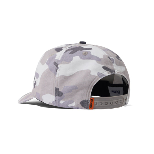 Stretch 5 Panel Cap - Washed Snow Camo