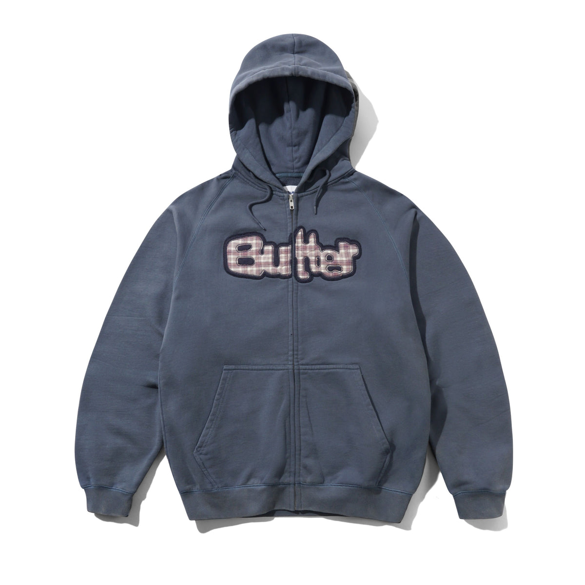 Stretch Zip-Thru Hood - Washed Navy