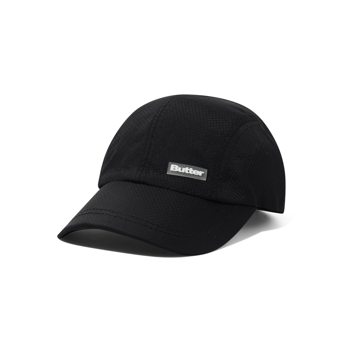 Stride 4 Panel Cap - Black