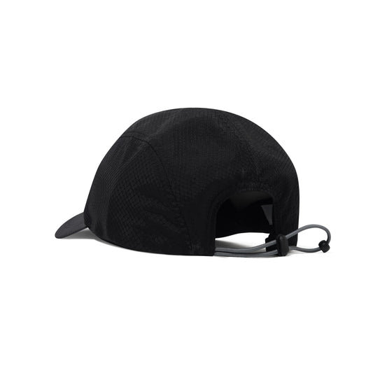 Stride 4 Panel Cap - Black