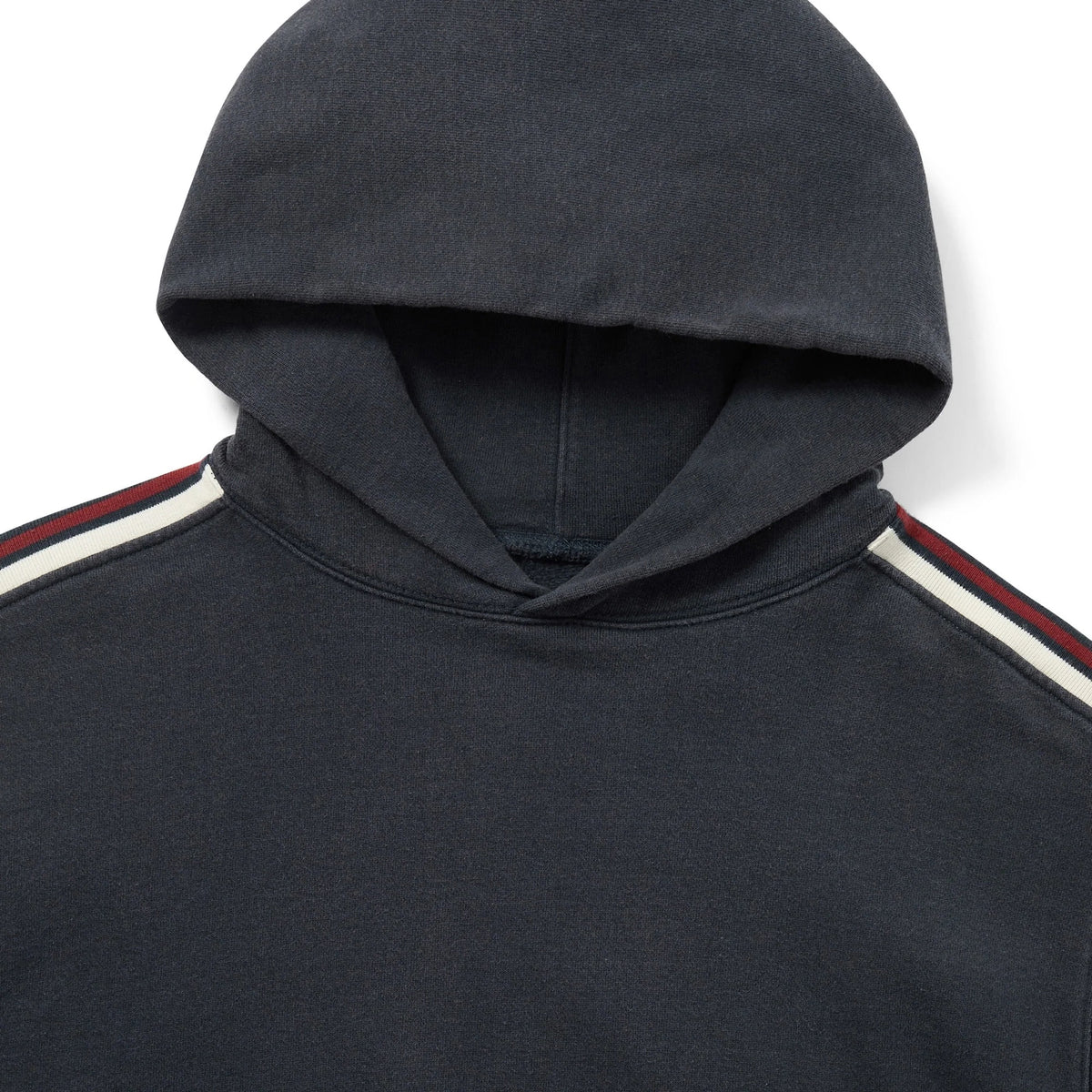 Striped Hoodie - Dark Navy