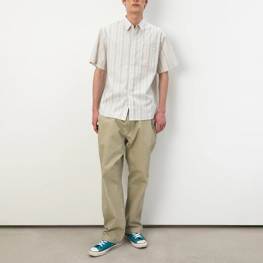 Striped S/S Shirt - Green