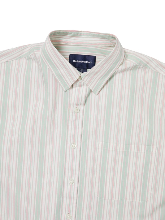 Striped S/S Shirt - Green