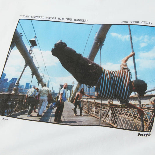 Taking The Leap SS Tee - White