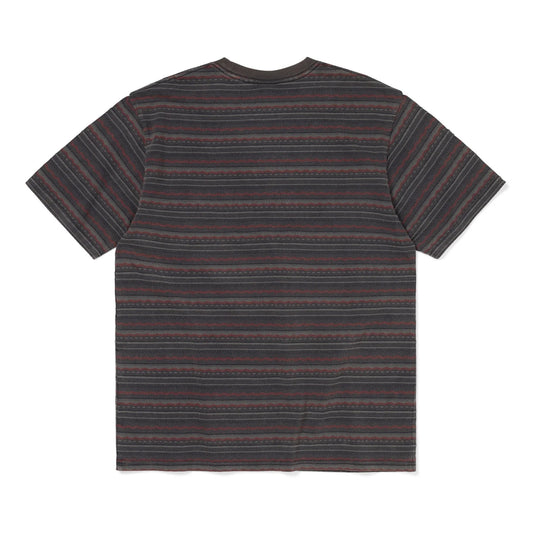 TNT X Gramicci Faded Striped Tee - Charcoal