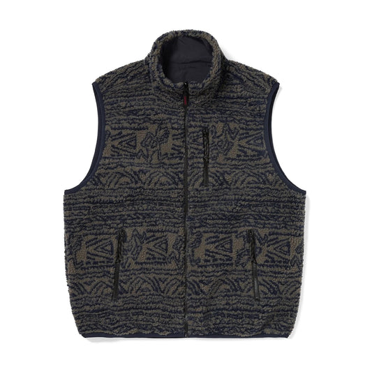 TNT X Gramicci Reversible Fleece Vest - Navy