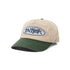 Tide 5 Panel Cap - Washed Tan / Seaweed
