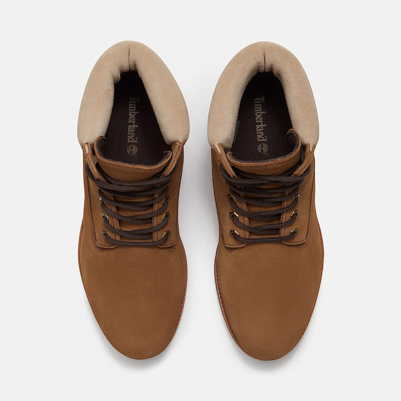 Premium 6” Lace Up Waterproof Boot - Medium Brown Suede